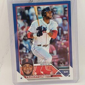 Franchy Cordero 2023 Topps Series 1 Royal Blue #42 Red Sox